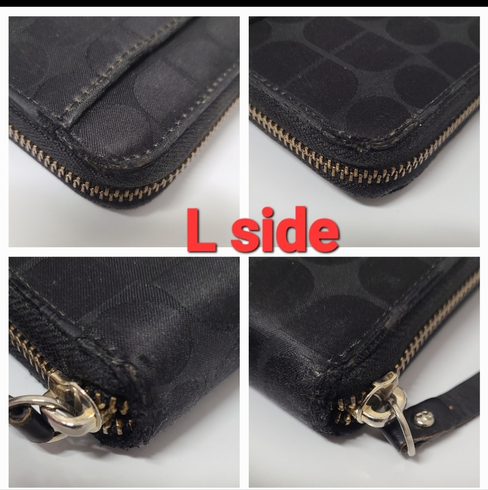 Kate Spade Thompson Street NEDA Zip Around Wallet in Black Spade Canvas Print - Picture 16 of 16